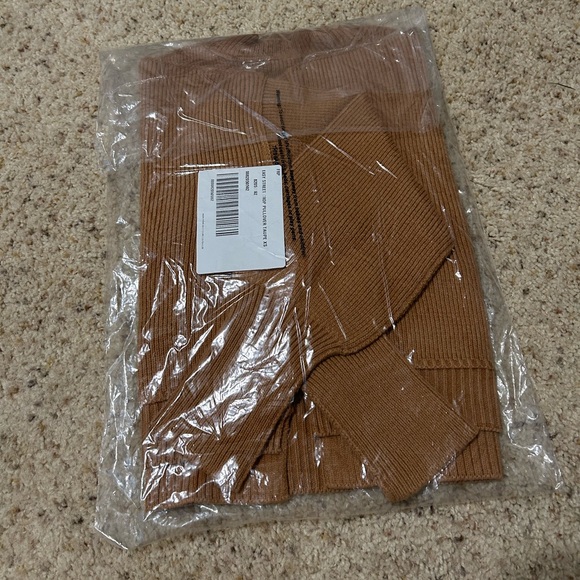 Free People Easy Street Crop Sweater in Camel - Picture 3 of 4